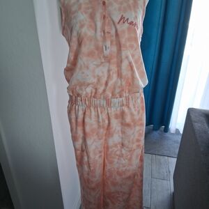 Tie-Dye Sleeveless Jumpsuit